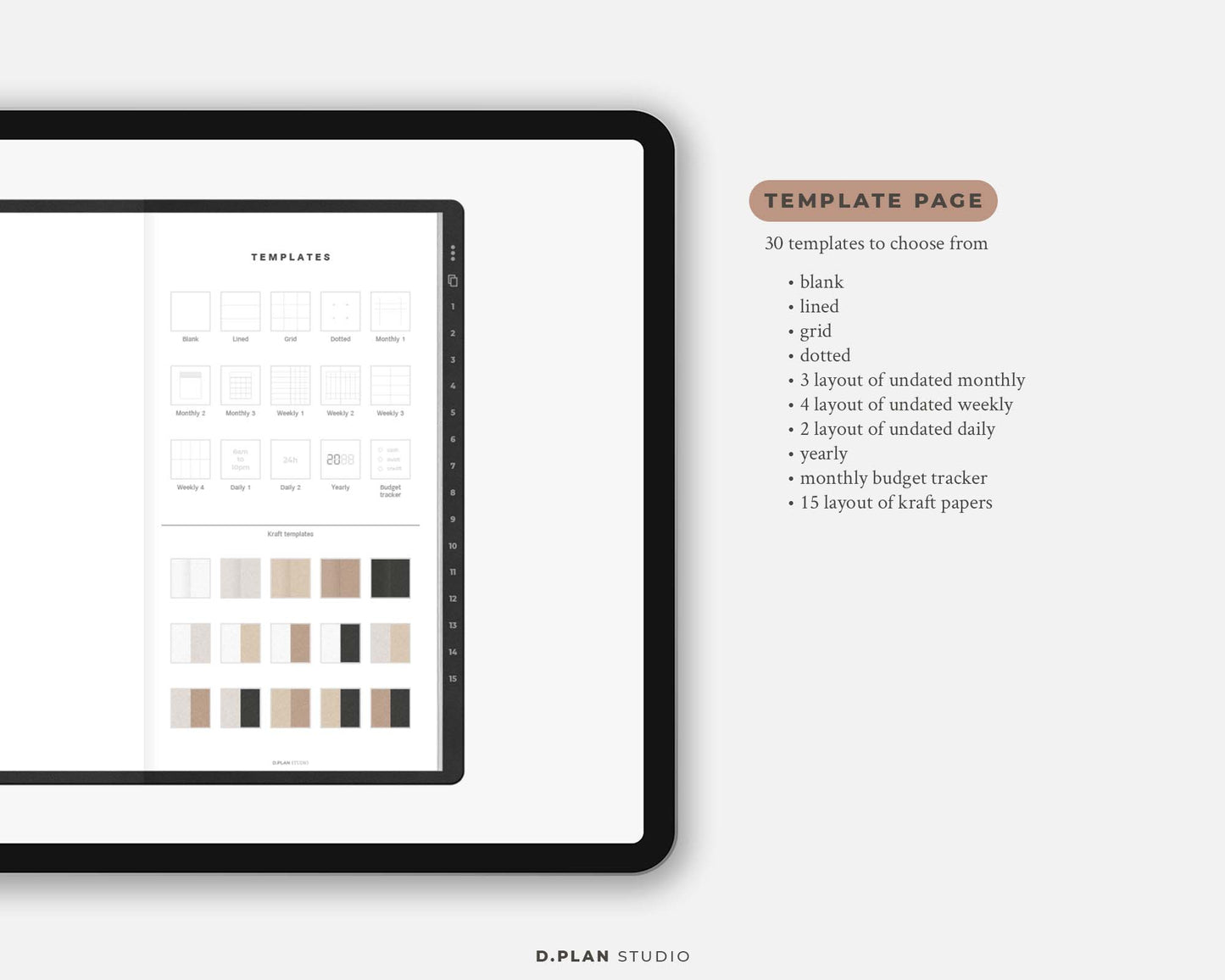 Hyperlinked Digital Journal Slim - Black