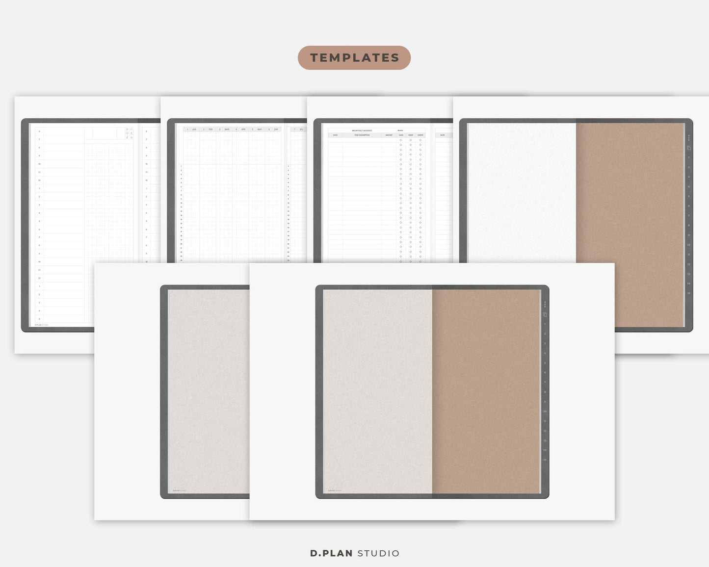 Hyperlinked Digital Journal Slim - Grey