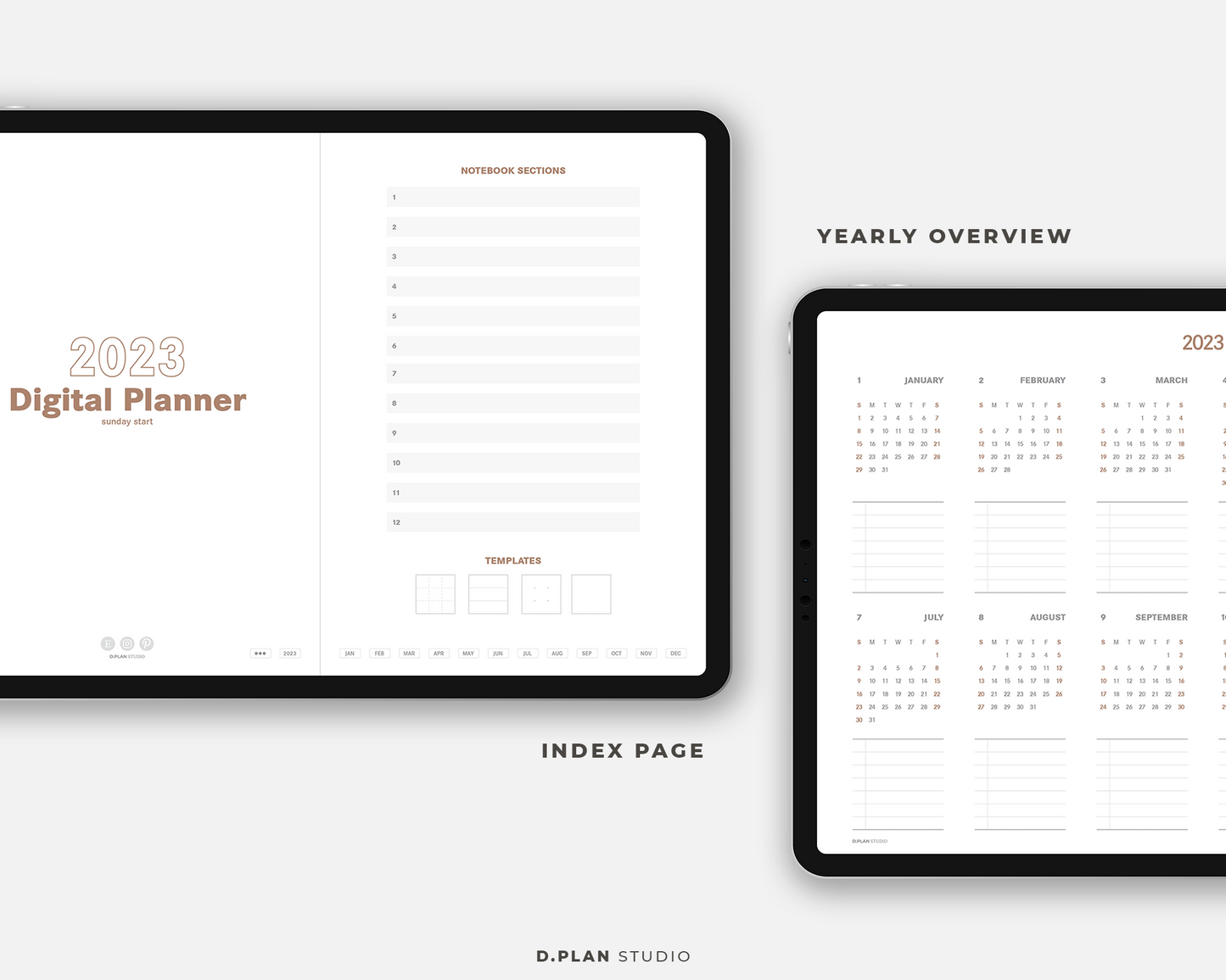 2023 Hyperlinked Digital Planner - V1
