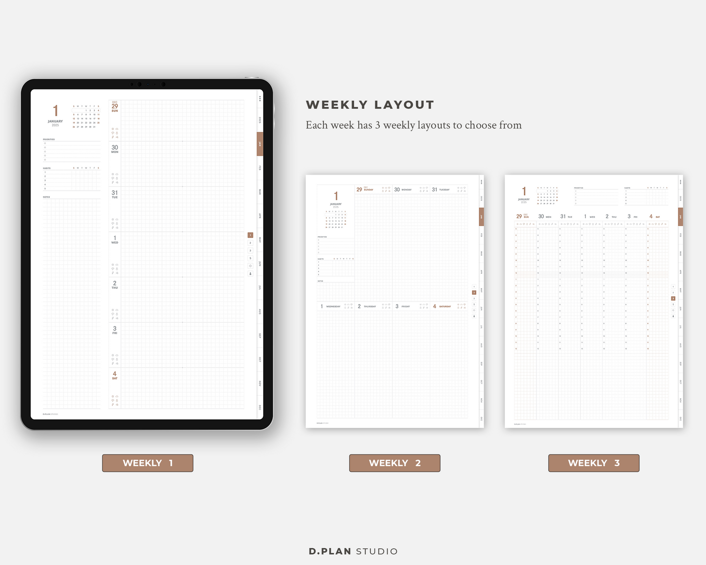 2025 Hyperlinked Digital Planner - V6