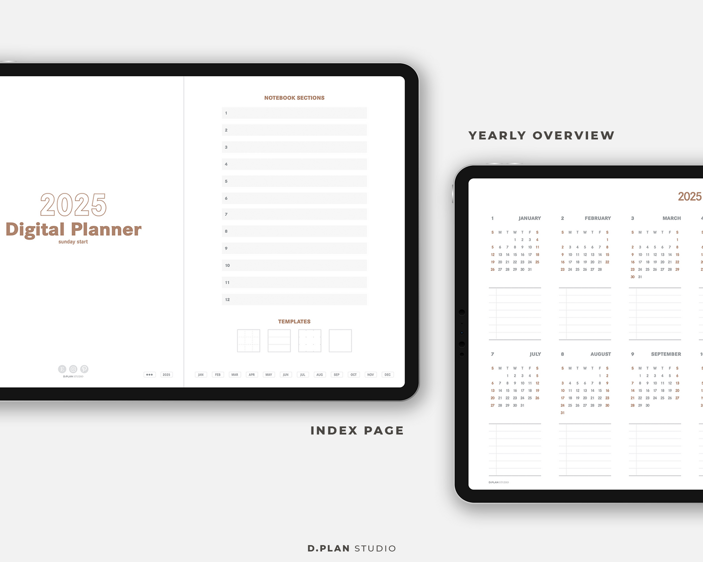 2025 Hyperlinked Digital Planner - V1