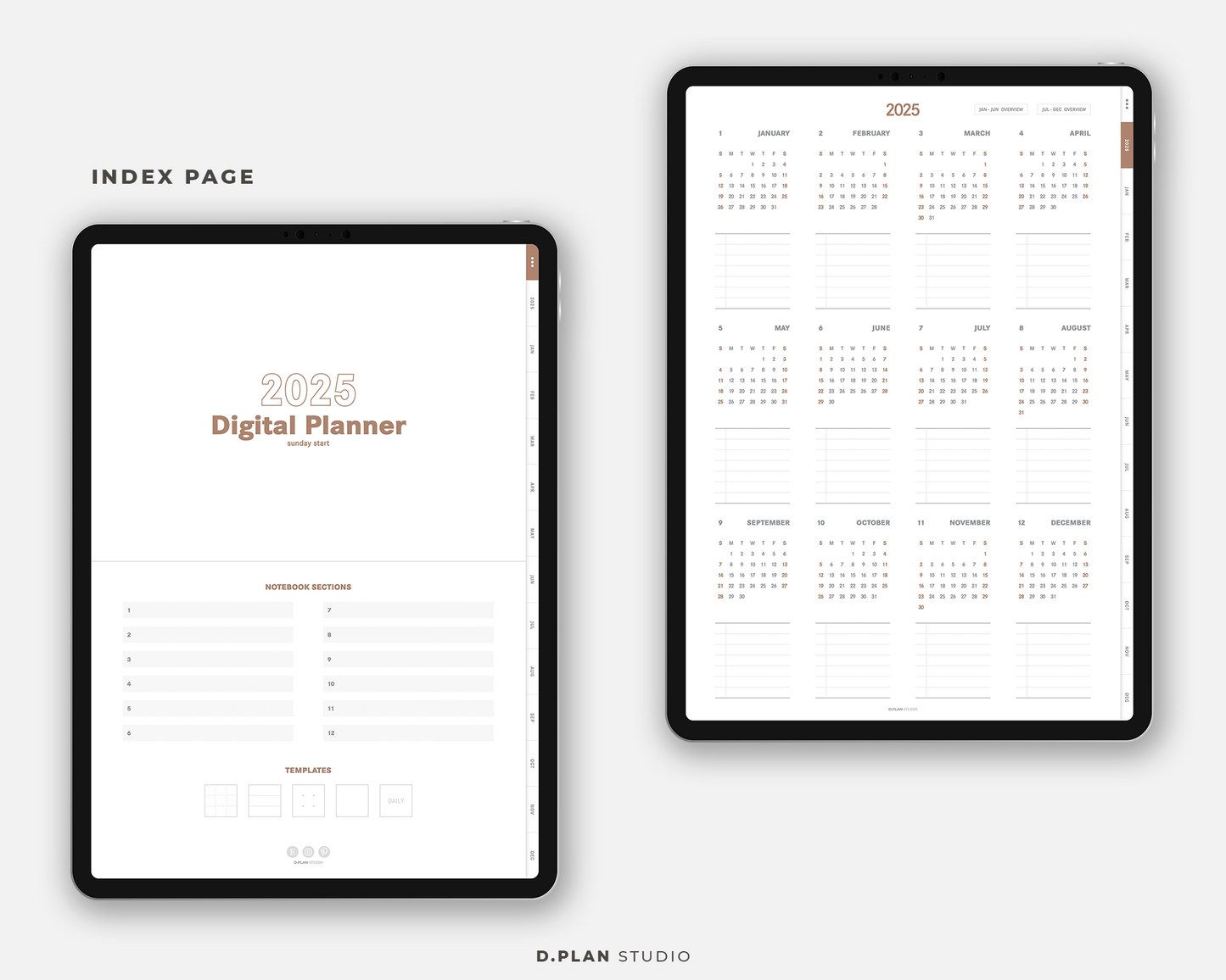 2025 Hyperlinked Digital Planner - V6