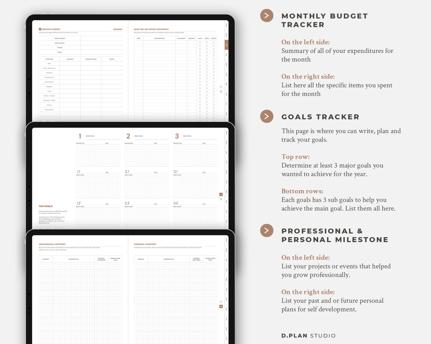 2025 Hyperlinked Digital Planner - V4