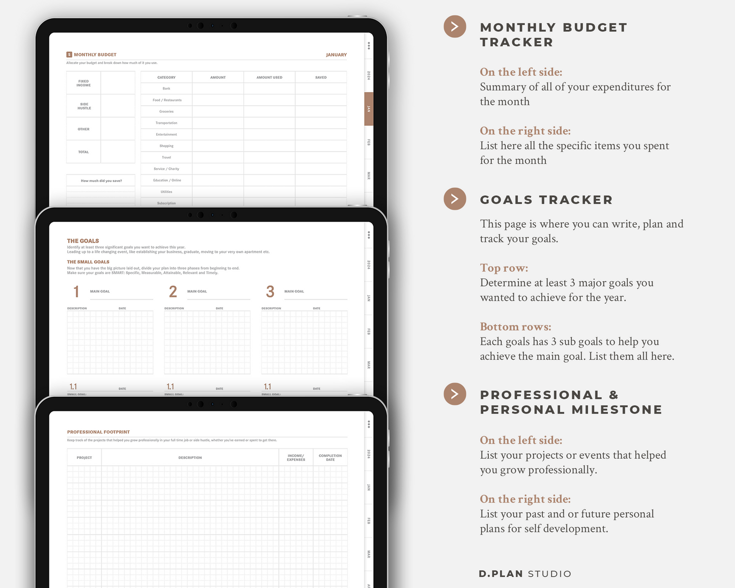 2025 Hyperlinked Digital Planner - V6