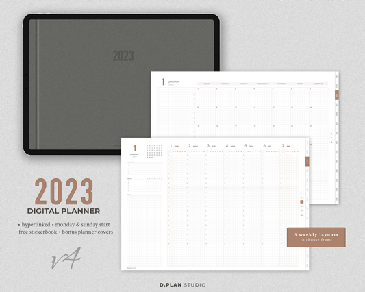 2023 Hyperlinked Digital Planner - V4